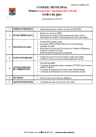 Ordre du jour CM 2025 09 17